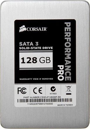 SSD накопитель Corsair Performance Pro CSSD-P128GBP-BK 128ГБ, 2.5", SATA III
