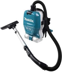 Изображение товара Строительный аккумуляторный пылесос Makita DVC261ZX11 36В с большим пылесборником Изображение товара Строительный аккумуляторный пылесос Makita DVC261ZX11 36В с большим пылесборником