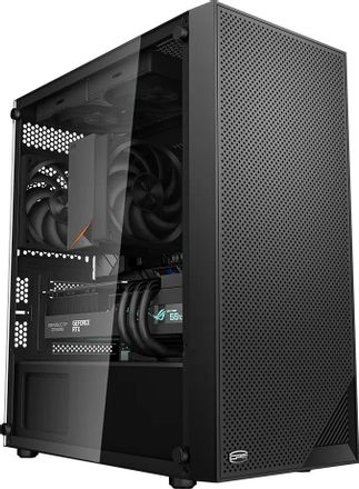 Корпус mATX PCCOOLER C3 B310 Bk, Mini-Tower, без БП,  черный [c3b310-bkp0-gl]
