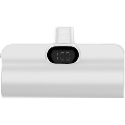 Внешний аккумулятор (Power Bank) PERO PB12WH, 5000мAч, белый