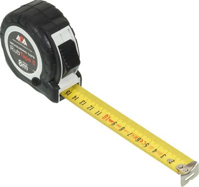 Рулетка строительная ADA RubTape 8, 8м x 25мм [а00157] – купить в ...