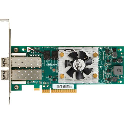 Контроллер QLogic QLE2672-CK 16Gb Dual Port FC HBA x8 PCIe LC multi-mode optic активное охлаждение (QLE2672-CK)
