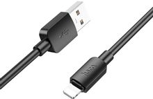 Изображение товара Кабель Hoco X96 Hyper iP,  Lightning (m) -  USB (m),  1м,  2.4A,  черный