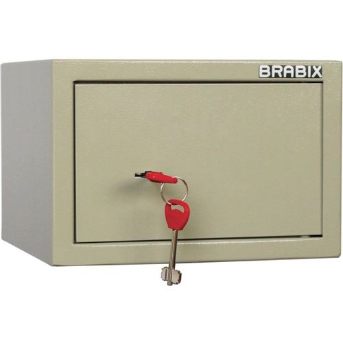 Сейф мебельный BRABIX Dm 18 взломостойкий 180x270x236 мм ключевой [291161]