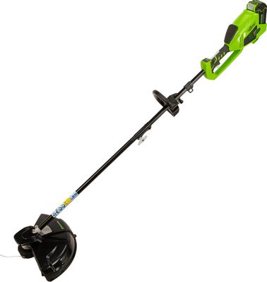 Триммер электрический GREENWORKS GD40BCK4, аккумуляторный, 40В, 4Ач, с ...