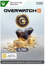 Изображение товара Пополнение игровой валюты Microsoft Overwatch 2 5700 Overwatch Coins RU