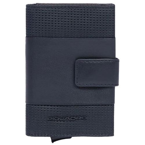 Чехол для кредитных карт Piquadro S137 PP5649S137R/N, металл, черный