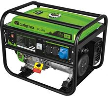 Изображение товара Бензиновый генератор СИБРТЕХ БС-6500Э 5.5 кВт с АКБ 220 В