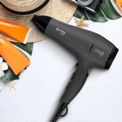 Фен Vitek VT-8229 MC, графитовый и черный