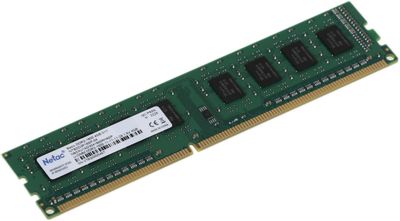 Оперативная память NETAC Basic NTBSD3P16SP-04 DDR3 -  1x 4ГБ 1600МГц, DIMM,  Ret