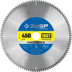 Пильный диск Зубр 36905-450-50-100_z01, 450мм, по дереву