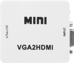 Переходник аудио-видео PALMEXX 5-982, VGA (f) - HDMI (f), Jack 3.5 (m)