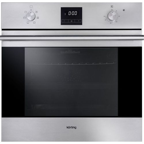 Духовой шкаф электрический Korting OKB560CFX, 64л, дверца с 2 стеклами, нержавеющая сталь