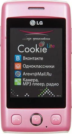 Сотовый телефон LG T300,  розовый