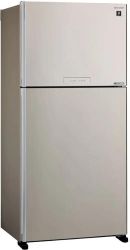 Холодильник двухкамерный Sharp SJ-XG60PMBE Hybrid Cooling, инверторный, бежевый
