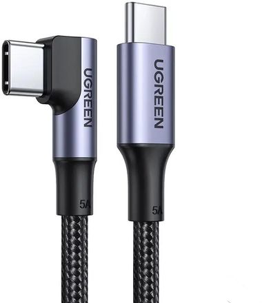 Кабель UGREEN US334,  USB Type-C (m) -  USB Type-C (m),  3м,  5A,  черный [20583]