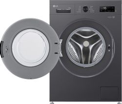 Стиральная машина LG F2Y1WS6J, с фронтальной загрузкой, 6.5кг, 1200об/мин, с паром, инверторная(мех.повреждения)