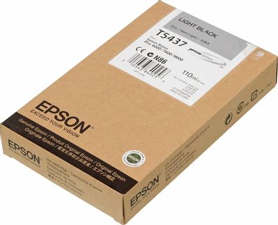 Картридж Epson T5437, серый / C13T543700