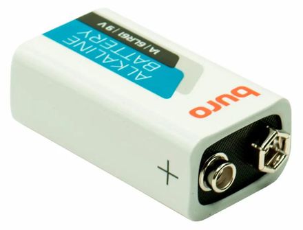 9V Батарейка Buro Alkaline 6LR61,  1 шт.