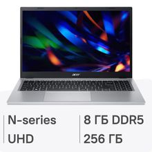 Изображение товара Ноутбук Acer Extensa 15 EX215-33-P56M 15.6 IPS Intel N200 8ГБ 256ГБ SSD без ОС