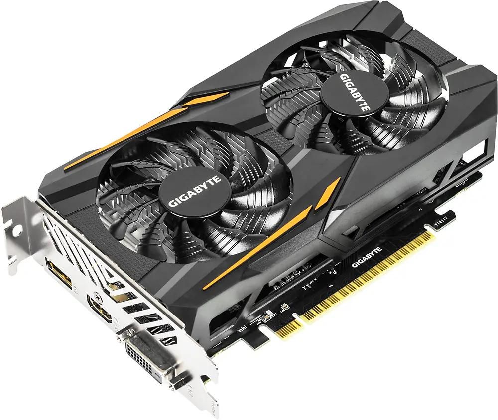 Gigabyte NVIDIA GeForce GTX 1050 GV N1050OC 2GD 2 GDDR5 OC Ret 404453