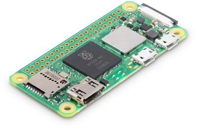 Мини ПК RASPBERRY Pi Zero 2 W, LPDDR4 512МБ, без ОС,  с картридером [ra743]