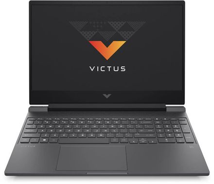Ноутбук игровой HP Victus 15-fa2082wm, 15.6", IPS, Intel Core i5 13420H 2.1ГГц, 8-ядерный, 16ГБ 512ГБ SSD,  NVIDIA GeForce  RTX 4050 для ноутбуков - 6 ГБ, Windows 11 Home,  серебристый [b5eq3ua]