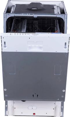 Встраиваемая посудомоечная машина Hotpoint-Ariston BDH20 1B53,  узкая, ширина 44.8см, полновстраиваемая, загрузка 10 комплектов
