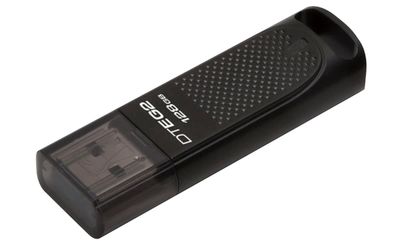 Флешка USB Kingston DataTraveler Elite G2 128ГБ, USB3.0, черный [dteg2/128gb]