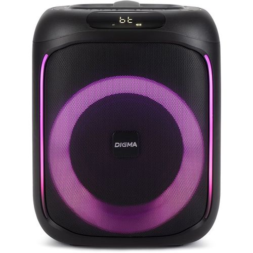 Музыкальный центр Digma D-MC1700, 30Вт, Bluetooth, FM, micro SD, черный