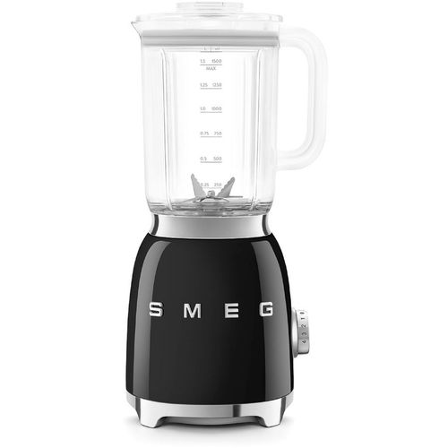 Блендер SMEG BLF03BLEU, стационарный, черный/серебристый