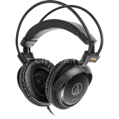 Наушники Audio-Technica ATH-AVC500, 3.5 мм, мониторные, черный [15118254]