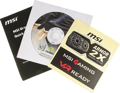 MSI NVIDIA GeForce GTX 1060 GeForce GTX 1060 ARMOR 6G OCV1 6ГБ