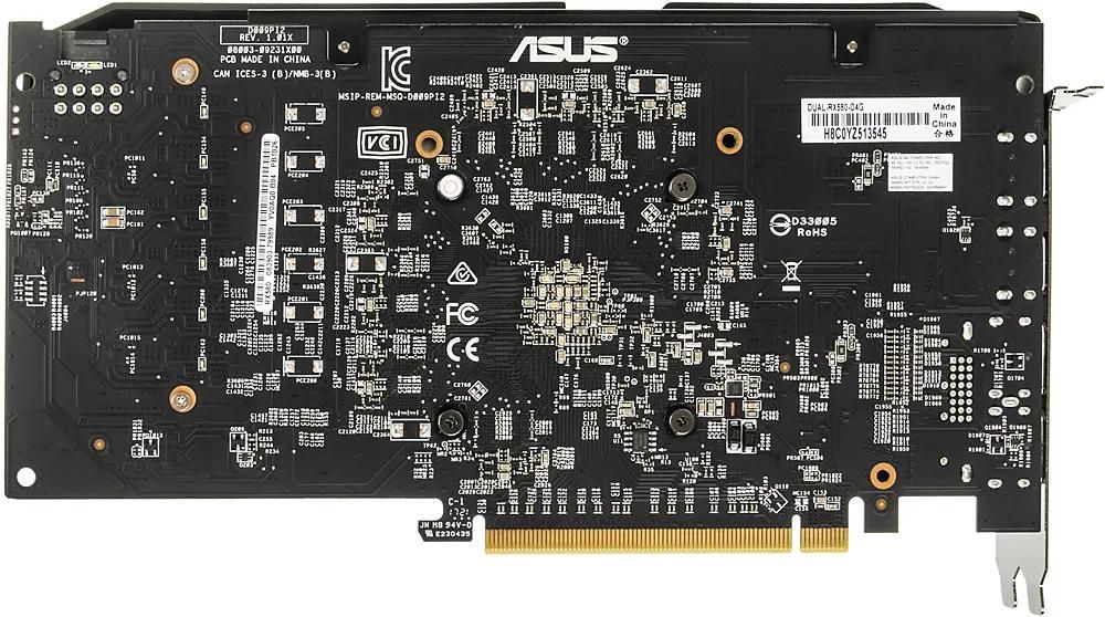 ASUS AMD Radeon RX 580 DUAL RX580 O4G 4 GDDR5 OC Ret 473052