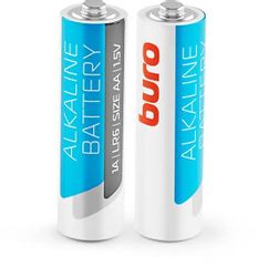 Изображение товара Батарейка BURO LR6 AA щелочная 1.5В (2 шт.)