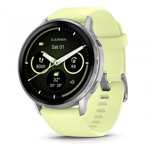 Смарт-часы Garmin Venu 4, 1.4", желтый/серебристый