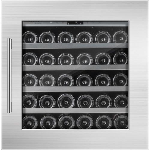 Винный шкаф TEMPTECH STHLM STZ60SX, вместимость: 30 бутылок, 90л, 59см, нержавеющая сталь