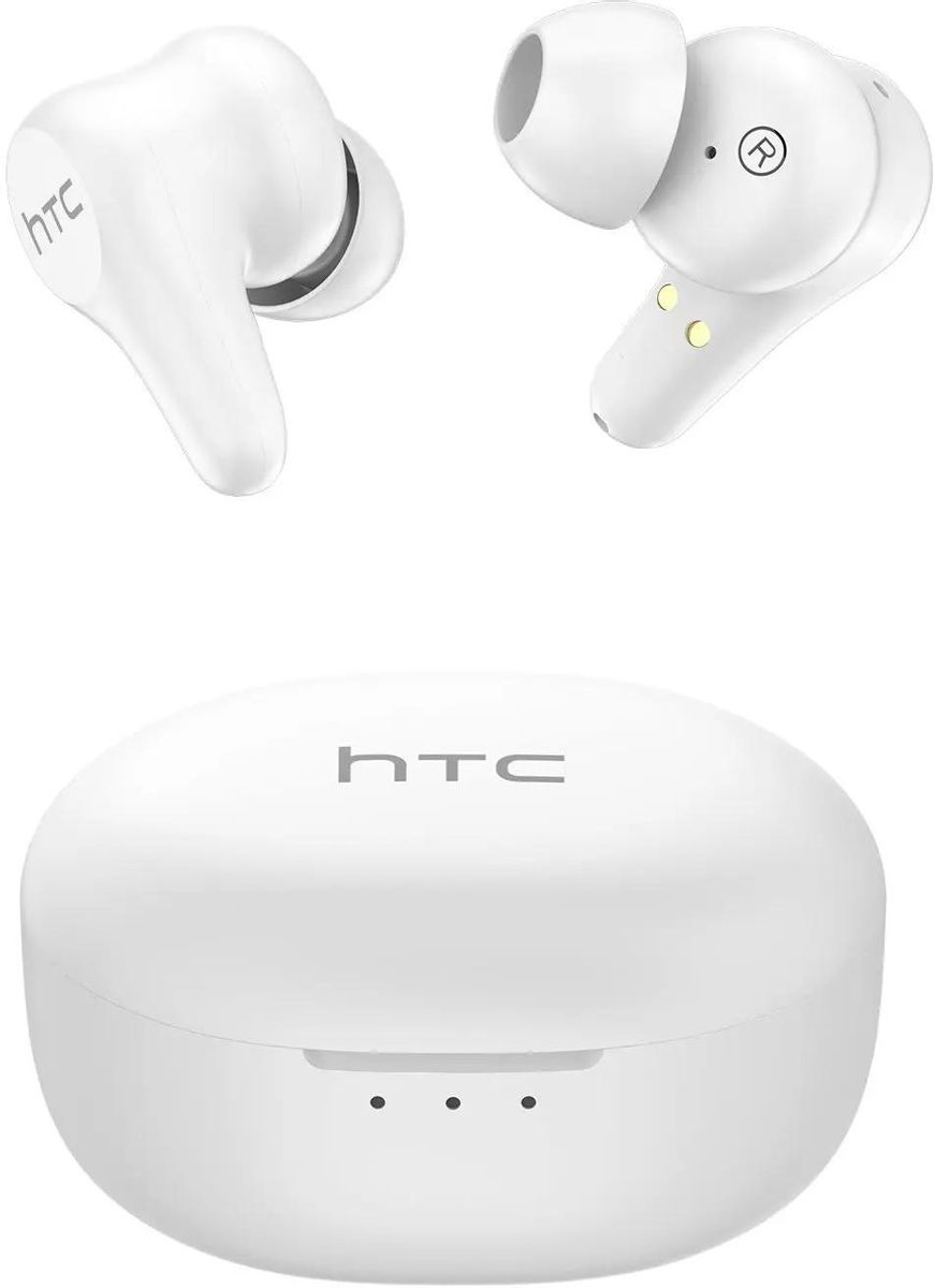 Наушники HTC E-mo 1 True Wireless Earbuds Plus, Bluetooth, вкладыши, белый  – купить в Ситилинк | 1596072