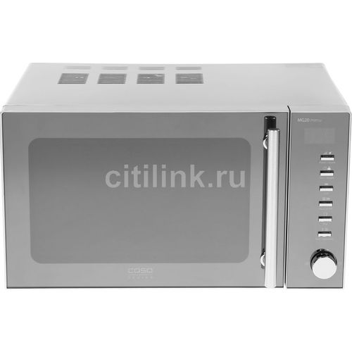 Микроволновая печь CASO MG 20 Menu, 800Вт, 20л, нержавеющая сталь