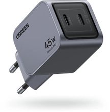 Изображение товара Сетевое зарядное устройство UGREEN X707 2xUSB-C 45Вт серое