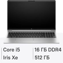 Изображение товара Ноутбук HP ProBook 450 G10 15.6 IPS Core i5 SSD 16ГБ FreeDOS серебристый