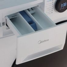 Стиральная машина Midea MF200D80WBS/W-RU, с паром, с сушкой, инверторная