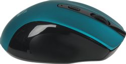 Мышь беспроводная Defender Prime MB-053, USB, бирюзовый и черный