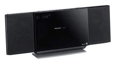 Музыкальный центр Panasonic SC-HC55EG, 40Вт, Bluetooth, FM, USB, CD, черный,