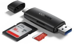 Картридер внешний UGREEN CM304, черный