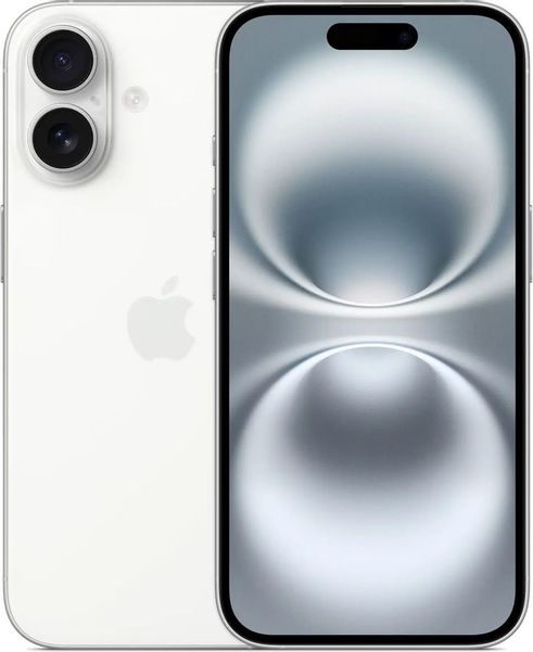 Смартфон Apple iPhone 16 256Gb, A3287, белый