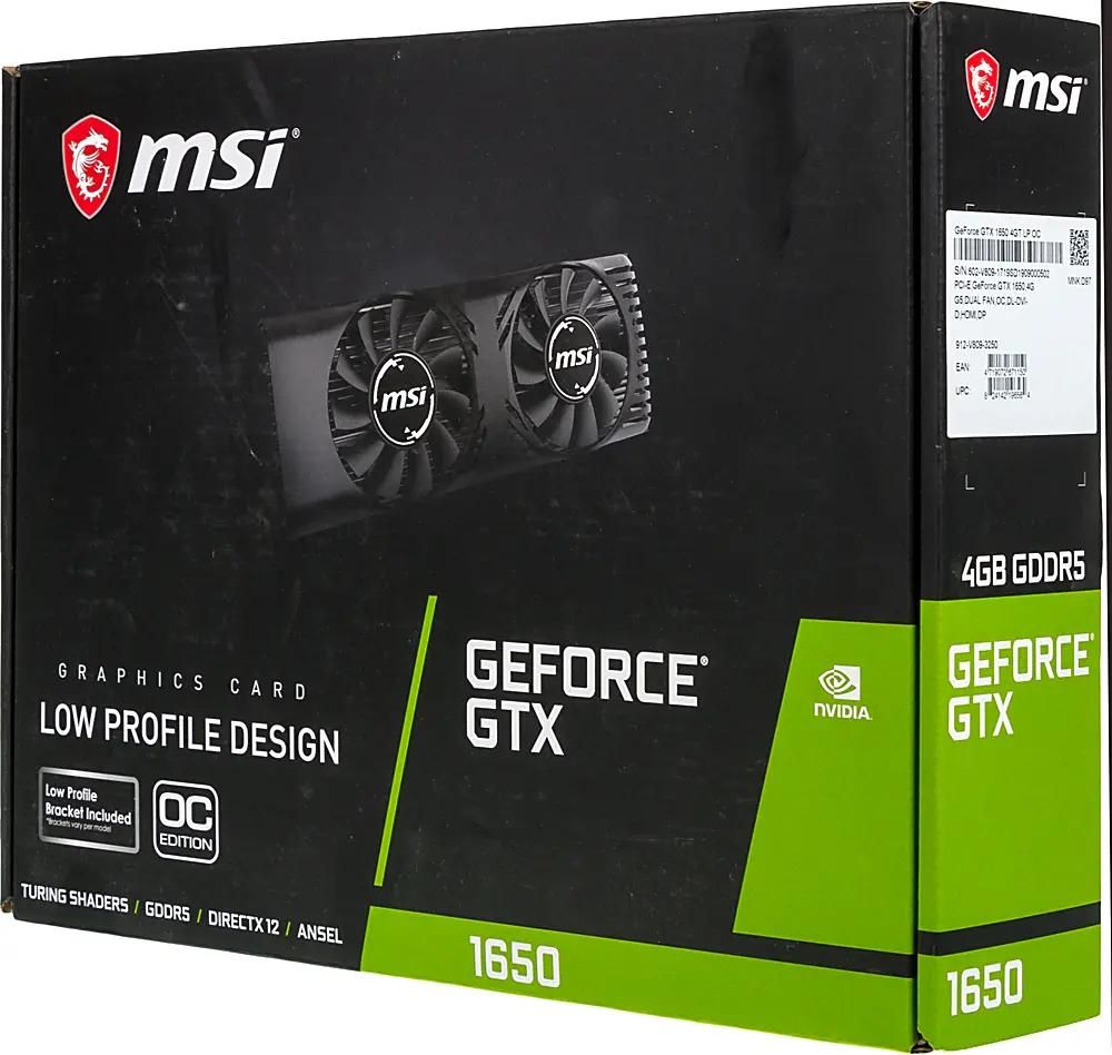 Gtx 1650 4gt lp clearance