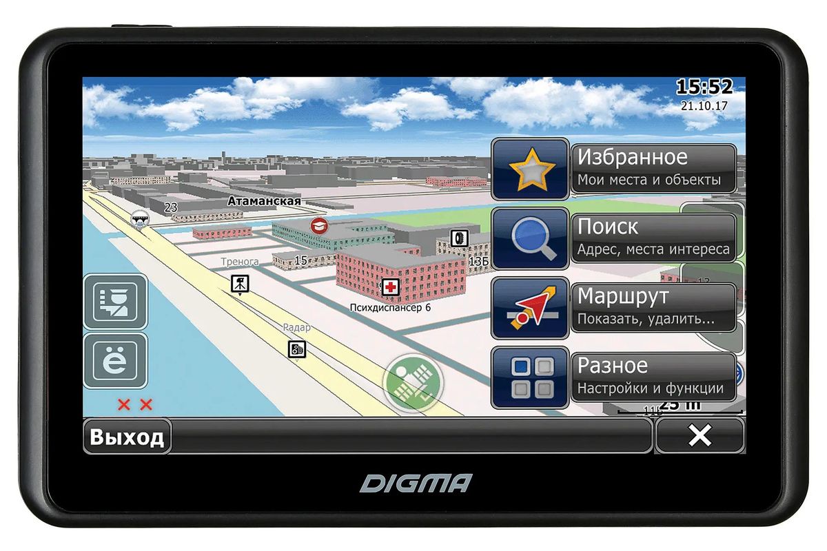 Навигатор Digma ALLDRIVE 505 – купить в Ситилинк | 1001563