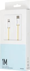 Кабель SOLOVE Solove DW6 1M, Lightning (m) - USB Type-C (m), 1м, желтый