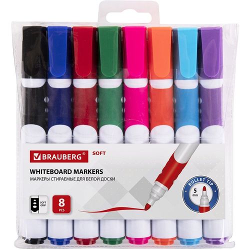 Набор маркеров BRAUBERG Soft, 8 [152112]